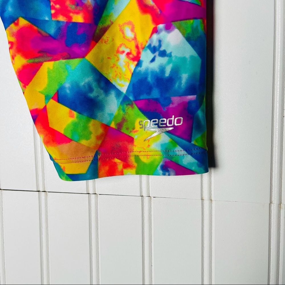 Speedo swim leggings girls geometric bright swim - Picture 2 of 6